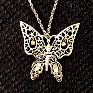 Vintage 1970’s Butterfly necklace.